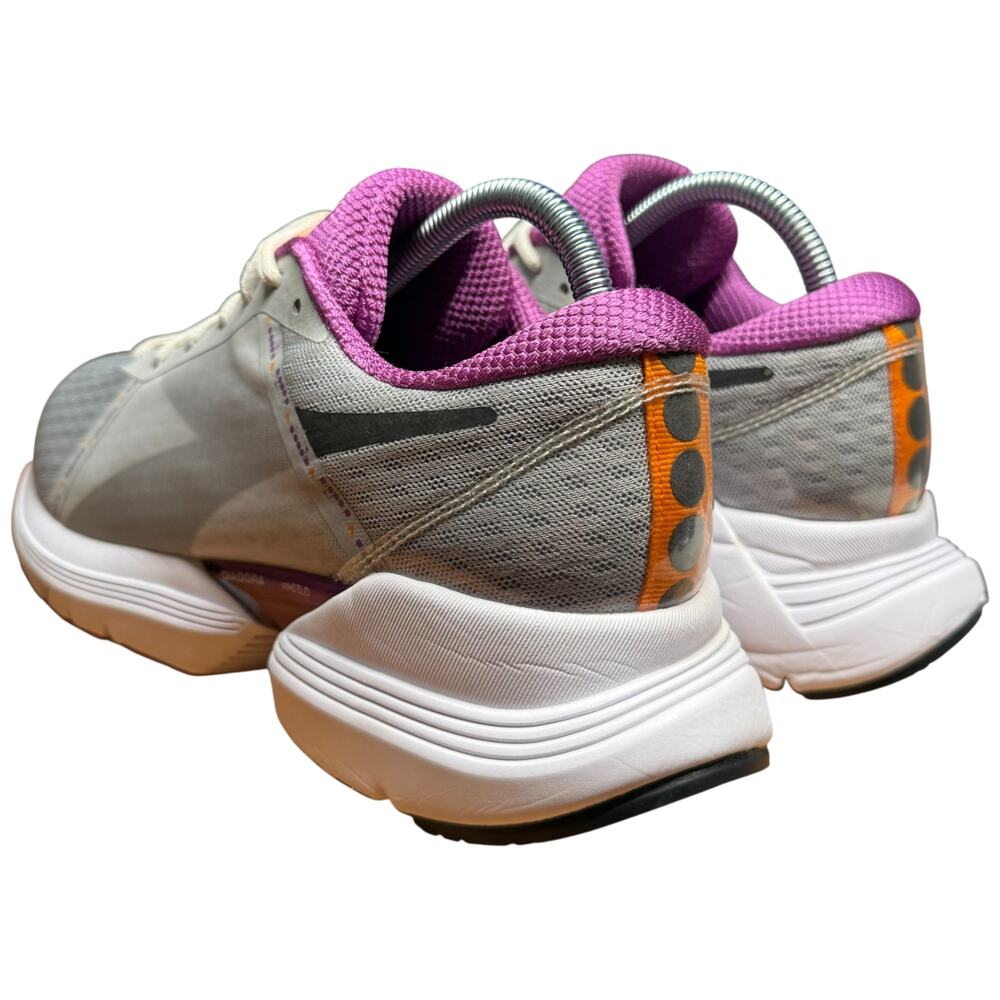 DIADORA Mythos Blueshield Elite TRX Running Shoe Women 9.5W Sneaker White Purple - Picture 3 of 13